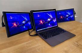 Image result for Laptop with Three Monitors