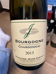 Image result for Jean Grivot Bourgogne Blanc