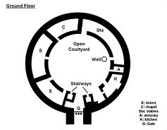 Image result for Restormel Castle Floor Plan