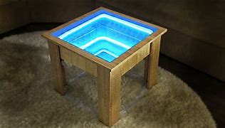 Image result for How to Build Infinity Mirror Table