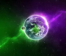 Image result for Galaxy Background Dual Monitor Purple and Green