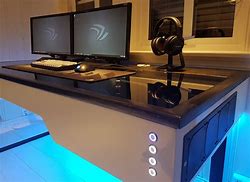 Image result for Custom Computer Case Desk