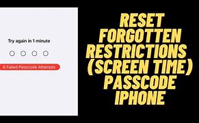 Image result for Restrictions Passcode iPhone