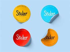 Image result for Sticker Mockup Free Template