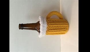 Image result for Crochet Pattern for Beer Mug Can Holder