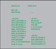 Image result for Sony BRAVIA Service Menu