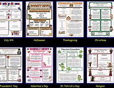 Image result for Classroom Newsletter Templates Free Printable