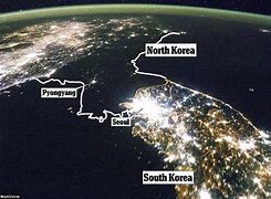 Image result for North Korea From Space