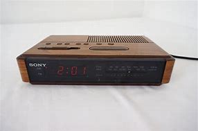 Image result for Vintage Sony Clock Radio
