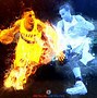 Image result for Stephen Curry and Ball On Fire