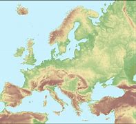 Image result for Topographic Map of Europe and Asia