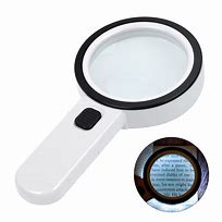 Image result for White Light with a Magnifying Glass