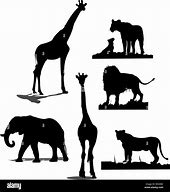 Image result for Black Silhouette Animals