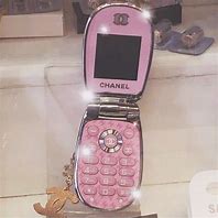 Image result for Pink Chanel Flip Phone