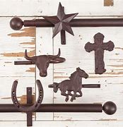 Image result for Rustic Western Curtain Rods