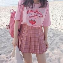 Image result for Cute Pink Aesthetic Clothes