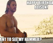 Image result for Chris Hemsworth Happy Birthday Meme