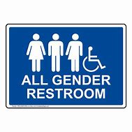 Image result for All Gender Restroom Signs