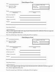 Image result for Blank Check Request Form