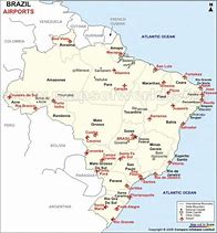 Image result for Brazil Airports Map