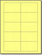 Image result for Yellow Business Card Paper