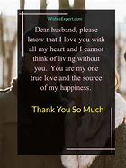 Image result for Thank You Message for Husband
