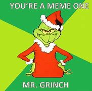 Image result for Grinch Cartoon Meme