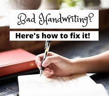 Image result for Bad Handwriting