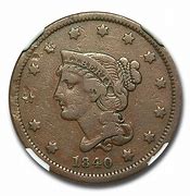 Image result for 1840 Large Cent