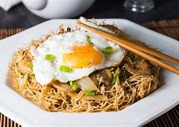 Image result for Noodles with Fried Egg