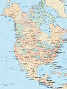 Image result for Map of North America