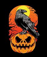 Image result for Vintage Halloween Crow Clip Art