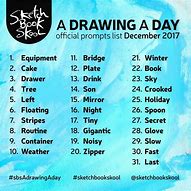 Image result for December Drawing Challenge