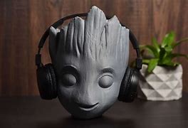 Image result for Baby Groot with Headphones