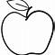 Image result for Apple Line Drawing Clip Art