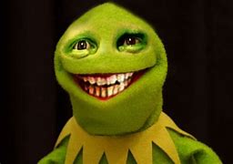 Image result for Kermit the Frog Memes Scary