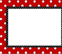 Image result for Minnie Mouse Polka Dot Frames