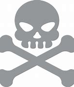 Image result for Skull W Bones Emoji