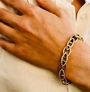 Image result for Gold Link Bracelet