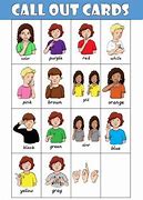 Image result for Sign Language Colors Game