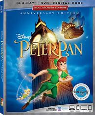 Image result for Disney Peter Pan DVD