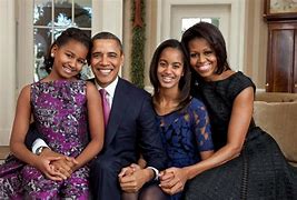 Image result for Obama Famil at White House