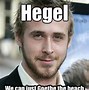 Image result for Hegel Marx Meme