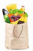 Image result for Grocery Bag with Food