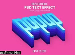 Image result for Text Pop Out Effect