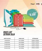 Image result for Template Daftar Harga Jasa Laundry