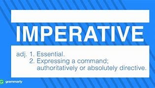 Image result for imperative