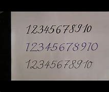 Image result for Neat Handwriting Numbers