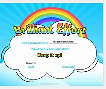 Image result for You Are Brilliant Certificate