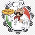 Image result for Christmas Pizza Cartoon